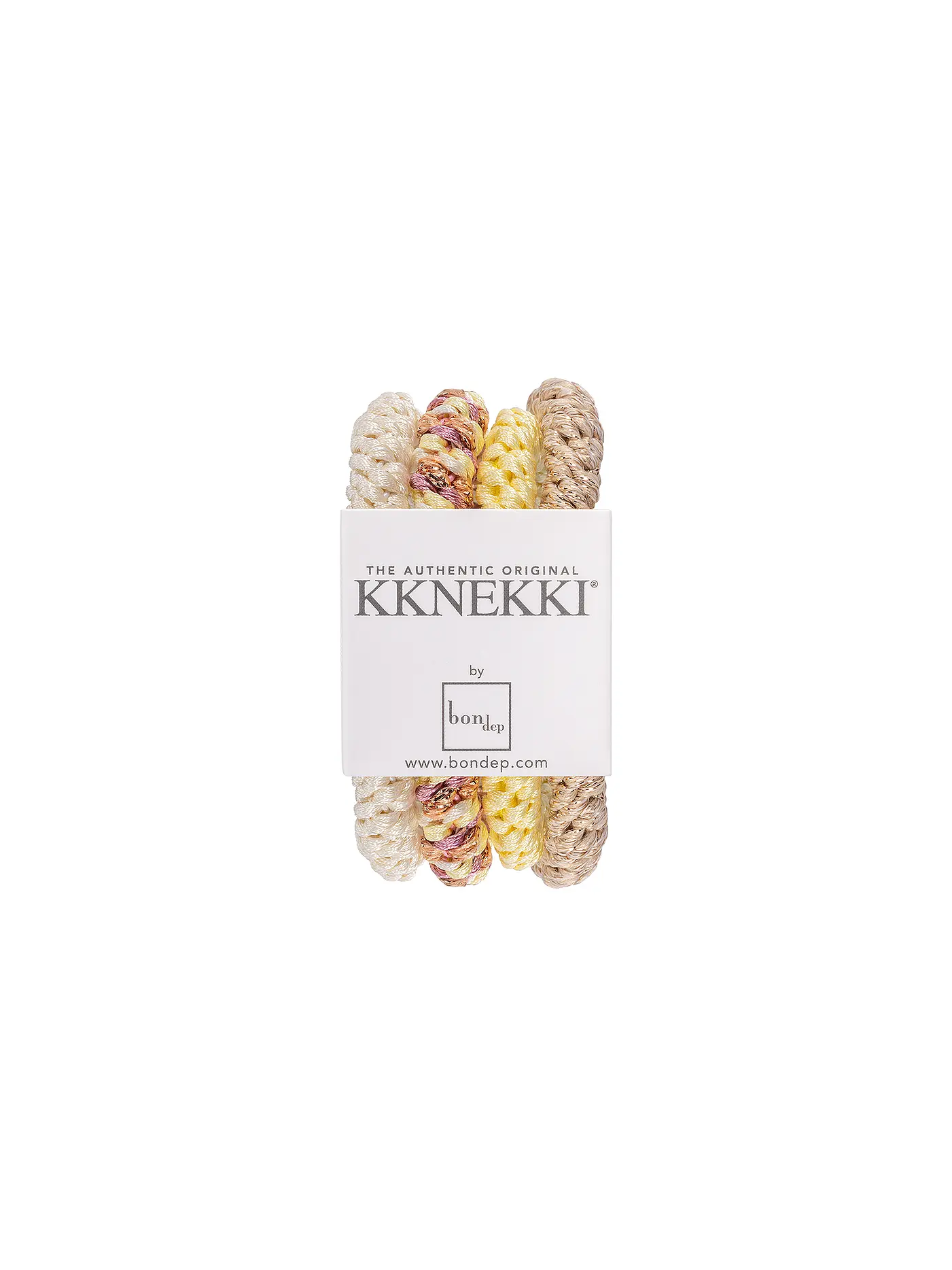 KKNEKKI | Haargummi 4er Pkg BUNDLE 20 | gelb